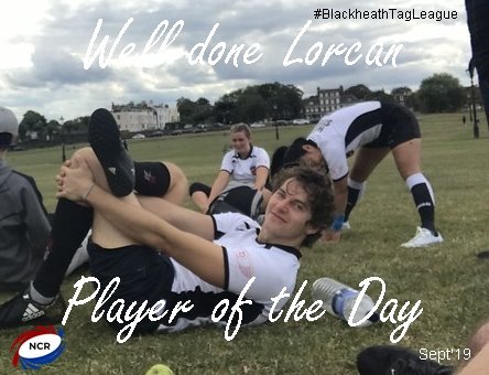 NCREvent's tweet photo. Probably the best game of tag in this #TagRugby #League so far this year... #JustFun #JustEasy Congrats to Lorcan Morgan for getting a well deserved 'Player of the Day' prize kindly donated by China Inter'l Tag Federation representative Jiping Ma!!! #BornToHaveFun https://t.co/RJ3qdIZUbf