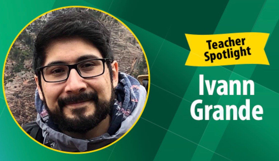 CodeWizardsHQ's tweet photo. Do you know Ivann Grande?
He is a #CodeWizardsHQ #Teacher and the #September #TeacherSpotlight
Learn more about him here: https://t.co/5wdpxOCtvj https://t.co/Q8KuKV4THw