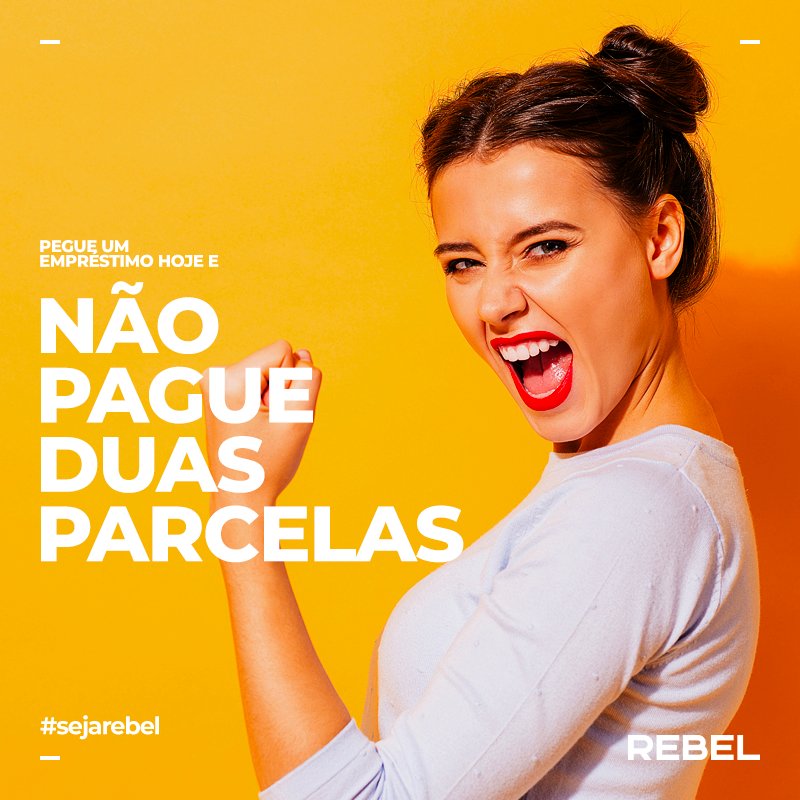 sejarebel's tweet photo. A forcinha que você esperava pra fechar o ano bem! Confira como participar em https://t.co/mAJK4WTOlL

#promo #cliente #promoçao #promocao #desconto #degraça #duasparcelas #setembro #emprestimopessoal #emprestimoonline #emprestimo #creditodigital #sejarebel https://t.co/LqyRLZVRRw