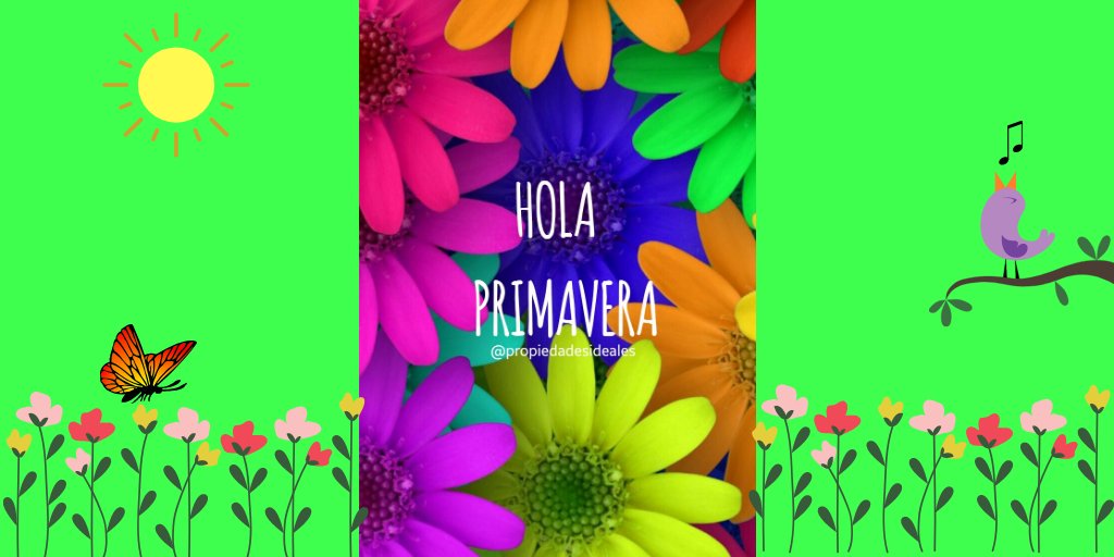 ¡Feliz Primavera!! 💐🌸🌹🌺🌷
#PropiedadesIdeales 🏠❤
#FelizSabado #DiaDelEstudiante #FelizPrimavera
