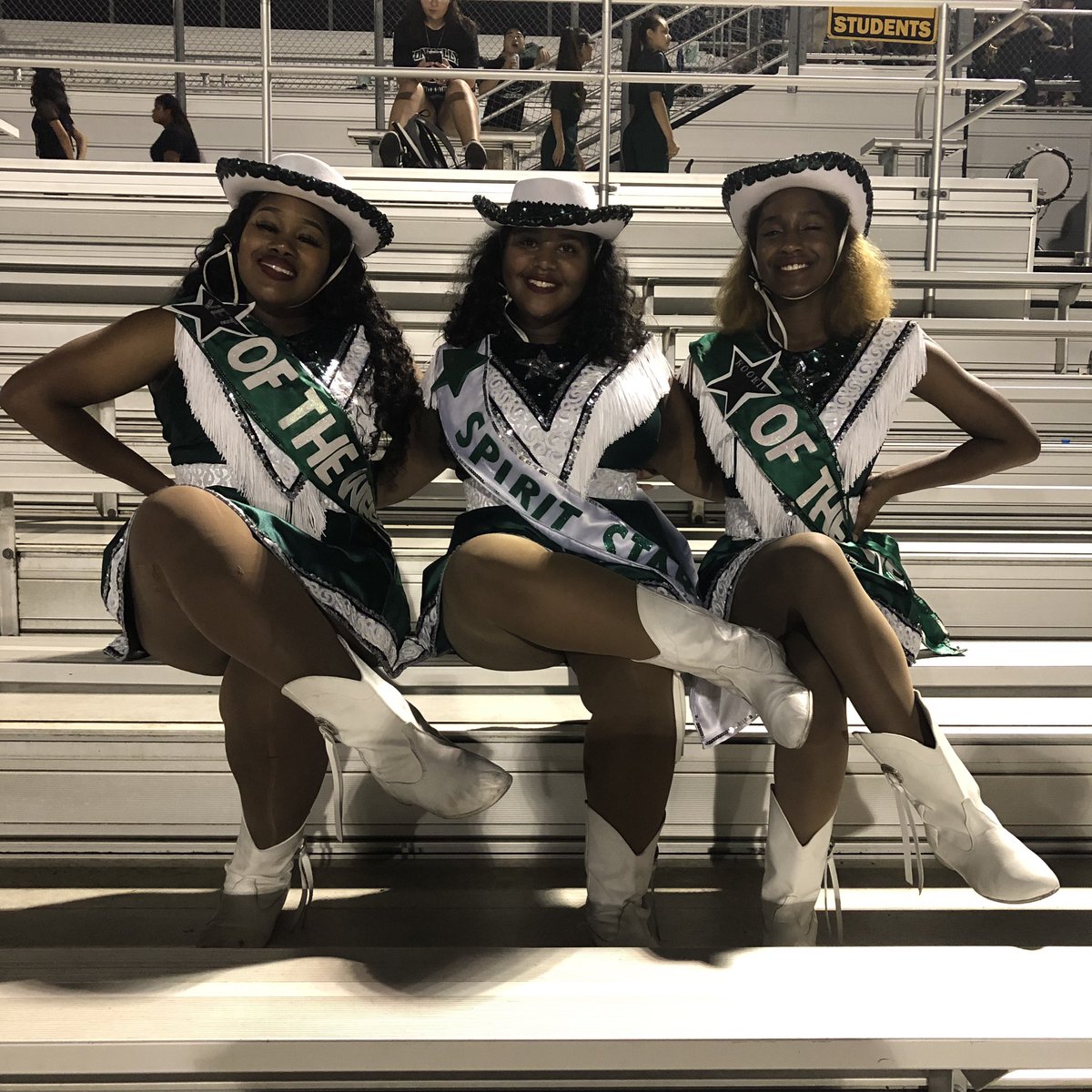 CONGRATULTIONS GIRLS!💚 (BASTROP GAME)
VET OF THE WEEK: Aumyai Bradley 
SPIRIT OF THE WEEK: Geleela chernet
ROOKIE OF THE WEEK: Terra Turner 
KEEP UP YHE HARD WORK LADIES💚
  <a href="/PFISDfinearts/">PfISD Fine Arts</a> #FootballSeason #danceteam #drillteam #spirit #pfisddance