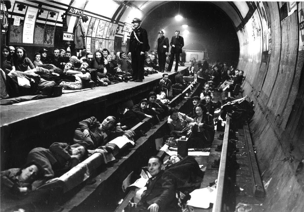 The people sheltering at Aldwych in 1940 and other untold stories from the past and secret spaces underground...Join <a href="/ltmuseum/">London Transport Museum</a> on 11 October to celebrate the launch of their new exhibition #HiddenLondon -> bit.ly/30CB6e9
