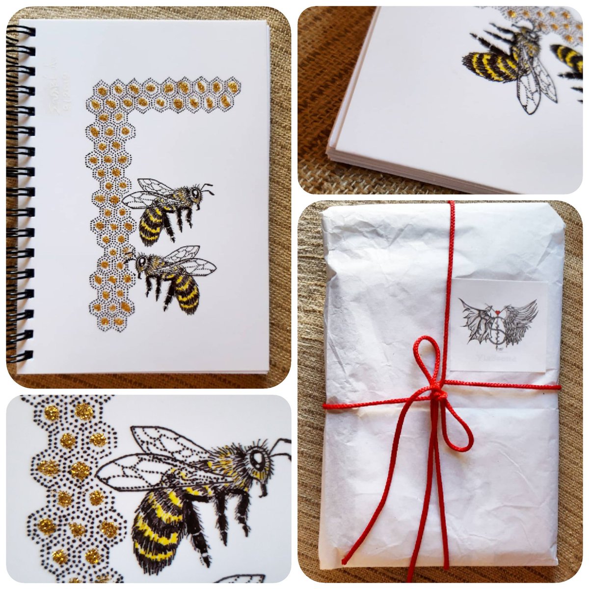 YiaSsena_Art's tweet photo. #personalized #notebook 100 pages
#custommade #illustration #pointillism #dots #bees #honey #ink #art #artist #SmallBusiness #stabilo #initialletter https://t.co/iQNiy2tdmy