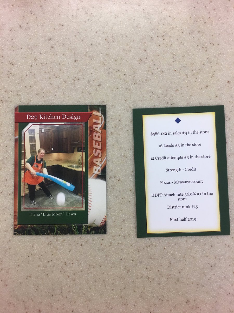 #HD8408grandslam Trina’s card, front and back.