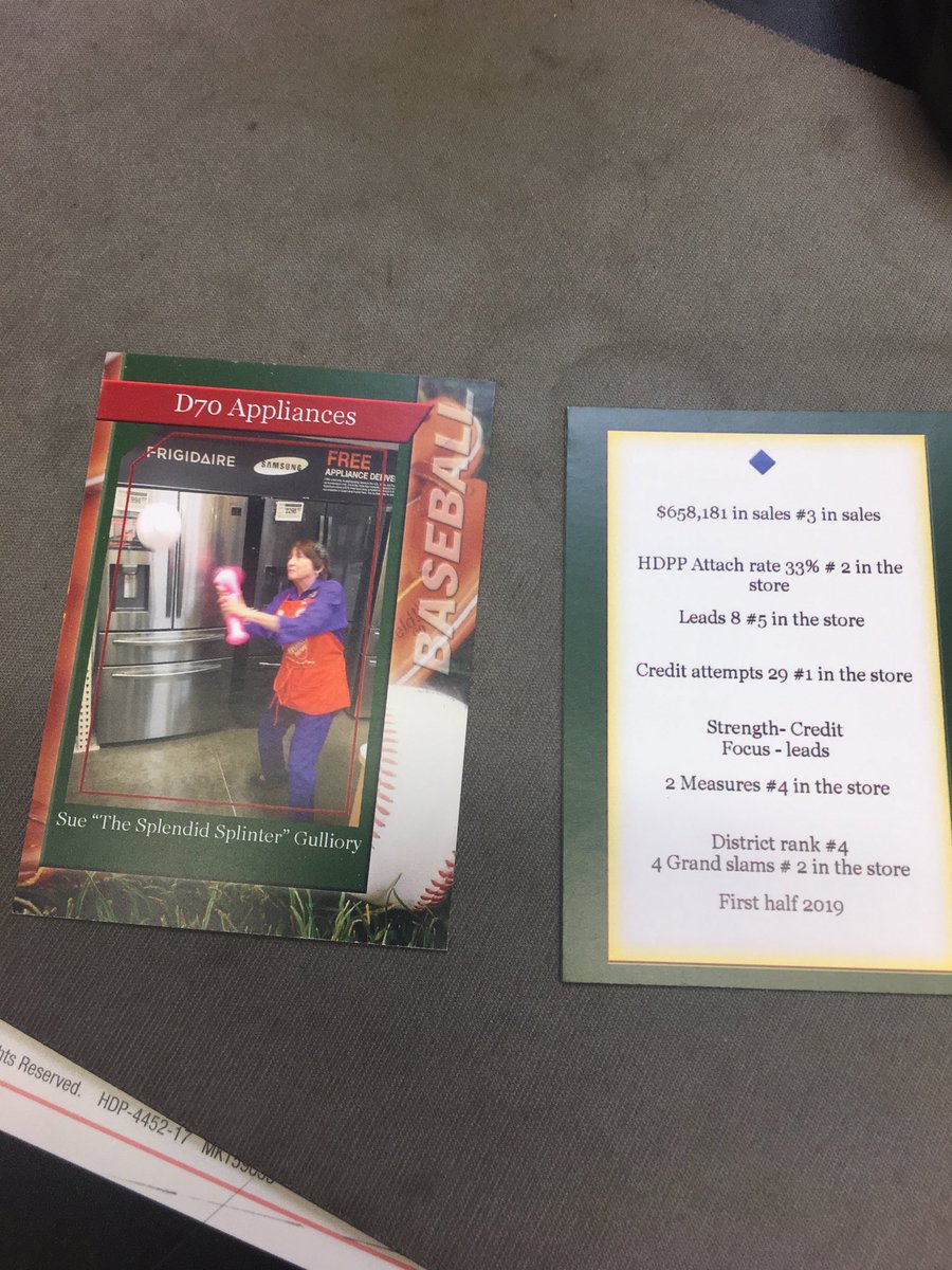 #HD8408grandslam Sue’s card, front and back