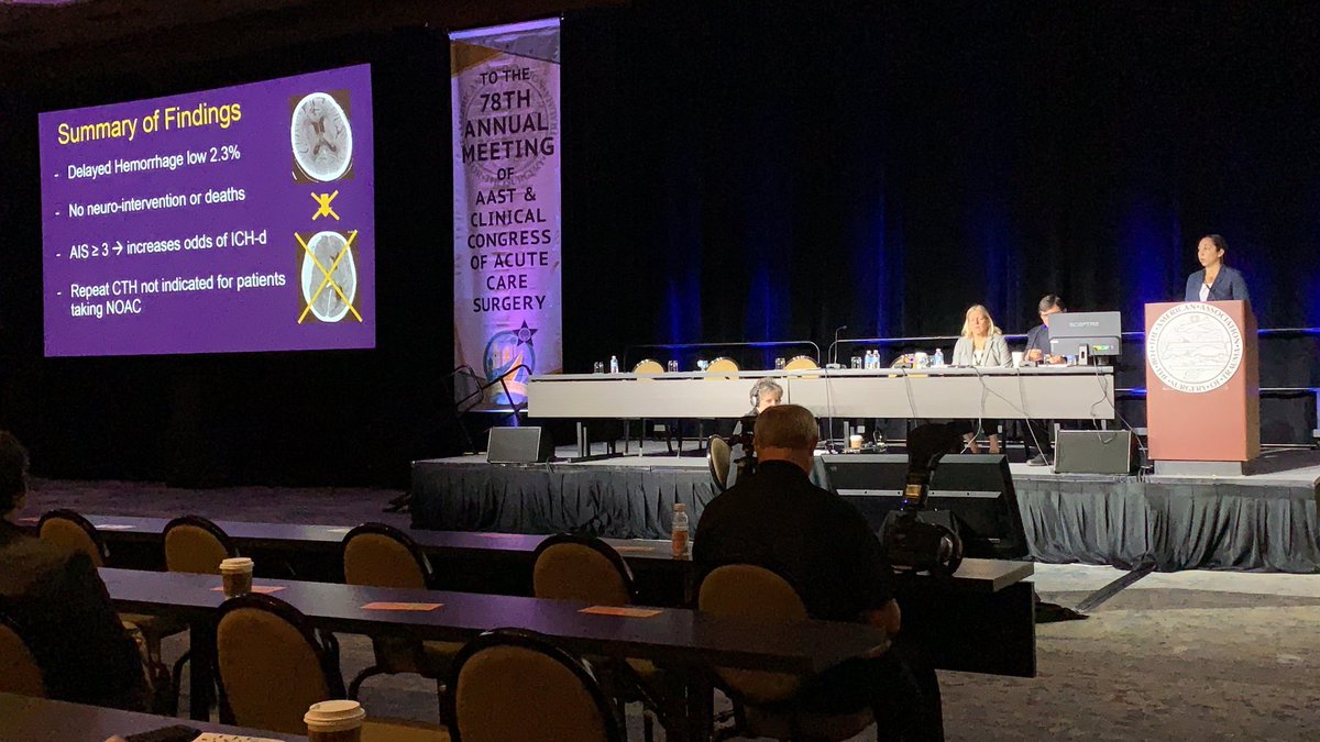 Congratulations to Dr Cohan! Presenting her research on a multi institutional study with the Northern California Trauma Research Consortium and representing <a href="/UCSF_EastBay/">UCSF-East Bay</a> at #AAST2019