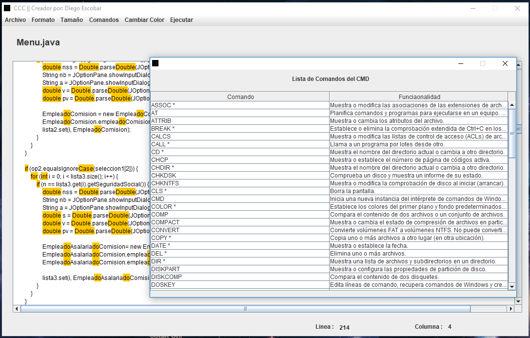 lwp_'s tweet image. #Código de #Java - Editor de texto lwp-l.com/s5487