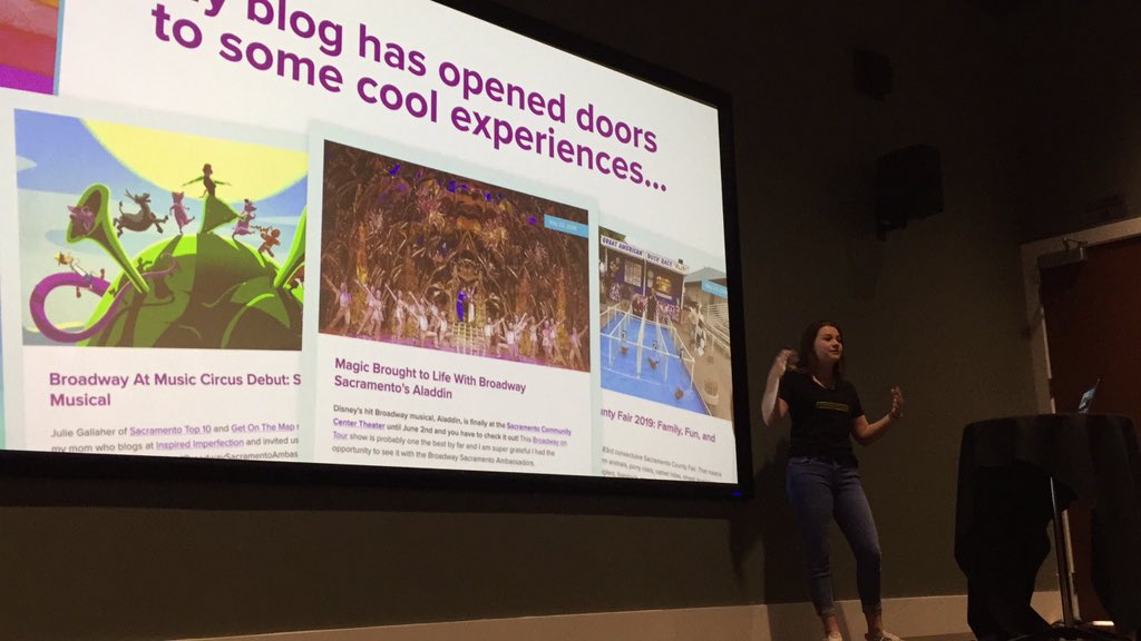 Really enjoying Natalie’s presentation about attracting brands to one’s site. <a href="/iamnataliebourn/">Natalie Bourn</a> #wcsac #awesometeens #sacramento