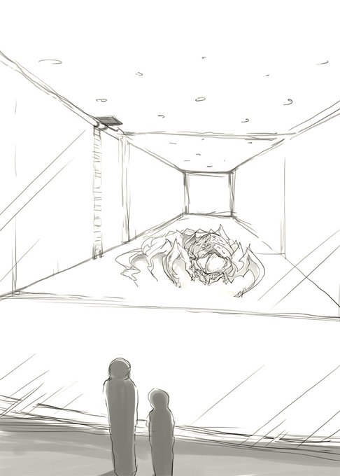 今日はほんと子供じみた落書きしかしてなかったけど 僕の世界に存在するモンスターを描いたので見て 