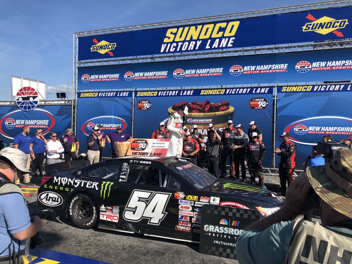 Glad we got <a href="/TyGibbs_/">Ty Gibbs</a> a win with @DGR_Crosley this year!   Great day for us <a href="/NHMS/">New Hampshire Motor Speedway</a> P1 and P2 for <a href="/tannergray5/">Tanner Gray</a>