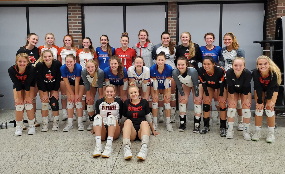 WisconsinIce's tweet photo. Wisconsin Ice is well represented in the Wisconsin Valley Conference!  (Sorry we missed you Robyn!!😕) @SPASHVB  @merrillvball  @DCEverestSchool  @WausauEastJax https://t.co/ydy2K4k3e3