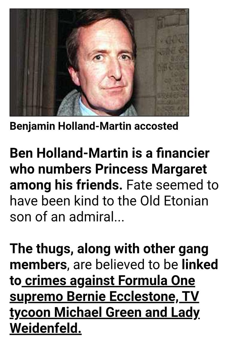 Ben Holland-Martin is the son of Rosamund Holland-Martin, relative of Playland convict Charles Hornby and long-time VP of the NSPCC and friend of Lord Mountbatten of Kincora's granddaughter Amanda Ellingworth.  https://www.tatler.com/gallery/ben-holland-martin-40th-birthday-party https://www.dailymail.co.uk/news/article-2631348/Thats-lot-doubloons-Gothic-castle-built-pirate-captain-200-years-ago-sale-2-5MILLION.html