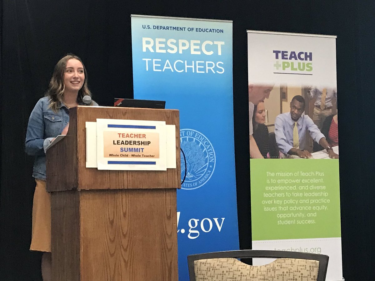 Sarah Barlow, 2019 <a href="/ViewmontHS/">Viewmont High School</a> grad and Student Body President, inspires teachers from across the country at the <a href="/TeachtoLead/">Teach to Lead</a> Summit. #teachindavis #uted <a href="/DavisSchools/">DavisSchools</a>