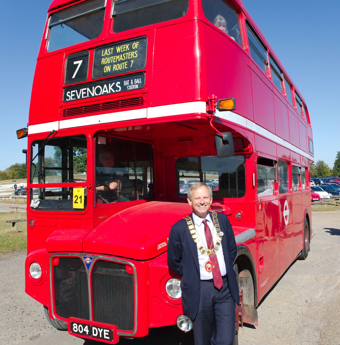 I took a round trip from the beautifully refurbished - and award winning - Bat &amp;Ball station via Knole Park this morning. All part of the celebration of Heritage Open Day. Thank you to all involved.