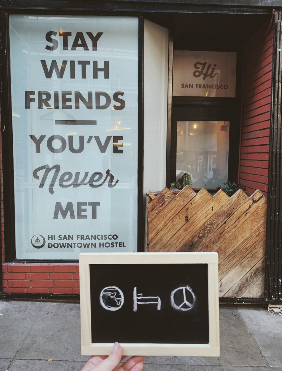 anne_elizabeth's tweet photo. Staying in hostels is what allowed me to travel when I couldnโt have otherwise. But to me the best part is how they create community that brings people together across cultures.
Join me in celebrating the role of travel in a creating more tolerant world. #hiusa #sleepforpeace https://t.co/a8Dpa3mhTE