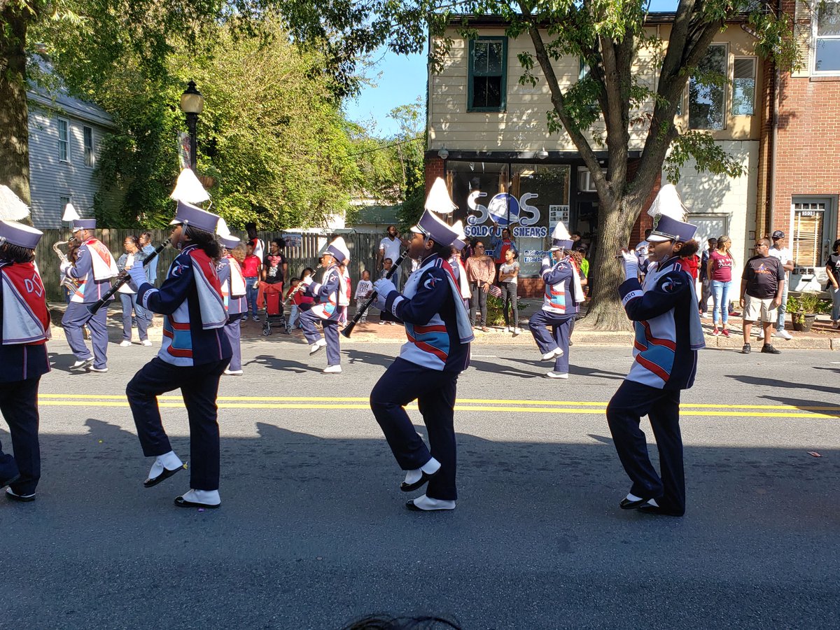 DelStateFdn's tweet image. It was a beautiful day for a Homecoming Parade with Grand Marshal John Taylor '85, Mr. &amp;amp; Miss Delaware University, The Approaching Storm and many, many other great participants!