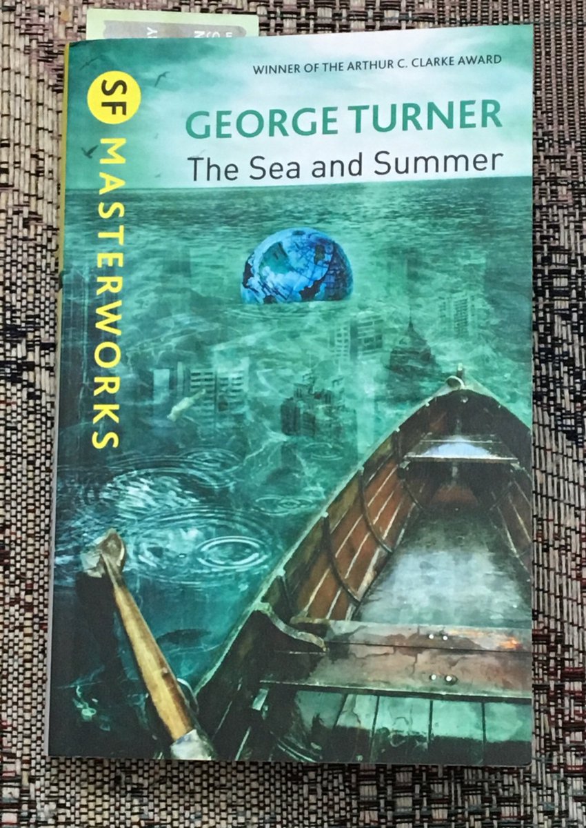ArtAndMsG's tweet photo. About halfway through my latest sci fi novel, The Sea and Summer by George Turner, an Australian author. Itโs an amazing read so far. #APOC2019 #tomeinfinityandbeyond #sciencefiction https://t.co/GyOfeCABtx