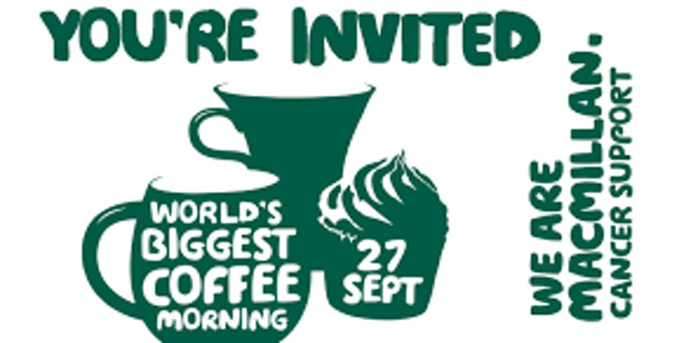We are raising money for Macmillan Cancer Support - Next Friday, 27th September, there will be cakes (some even homemade!) and coffee at Total Building Materials, please pop in and make a donation if you wish.
#MacmillanCoffeeMorning #CoffeeandCake #Worthing