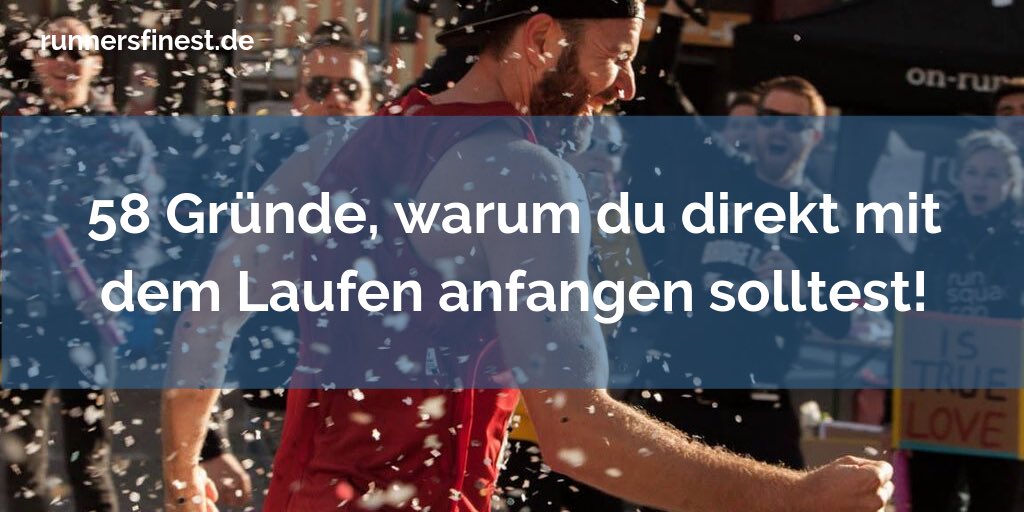 Hier sind 58 Gründe, warum Laufen der geilste Sport der Welt ist 😀

Wieso läufst du?

runnersfinest.de/58-gruende-war…

#blog #laufen