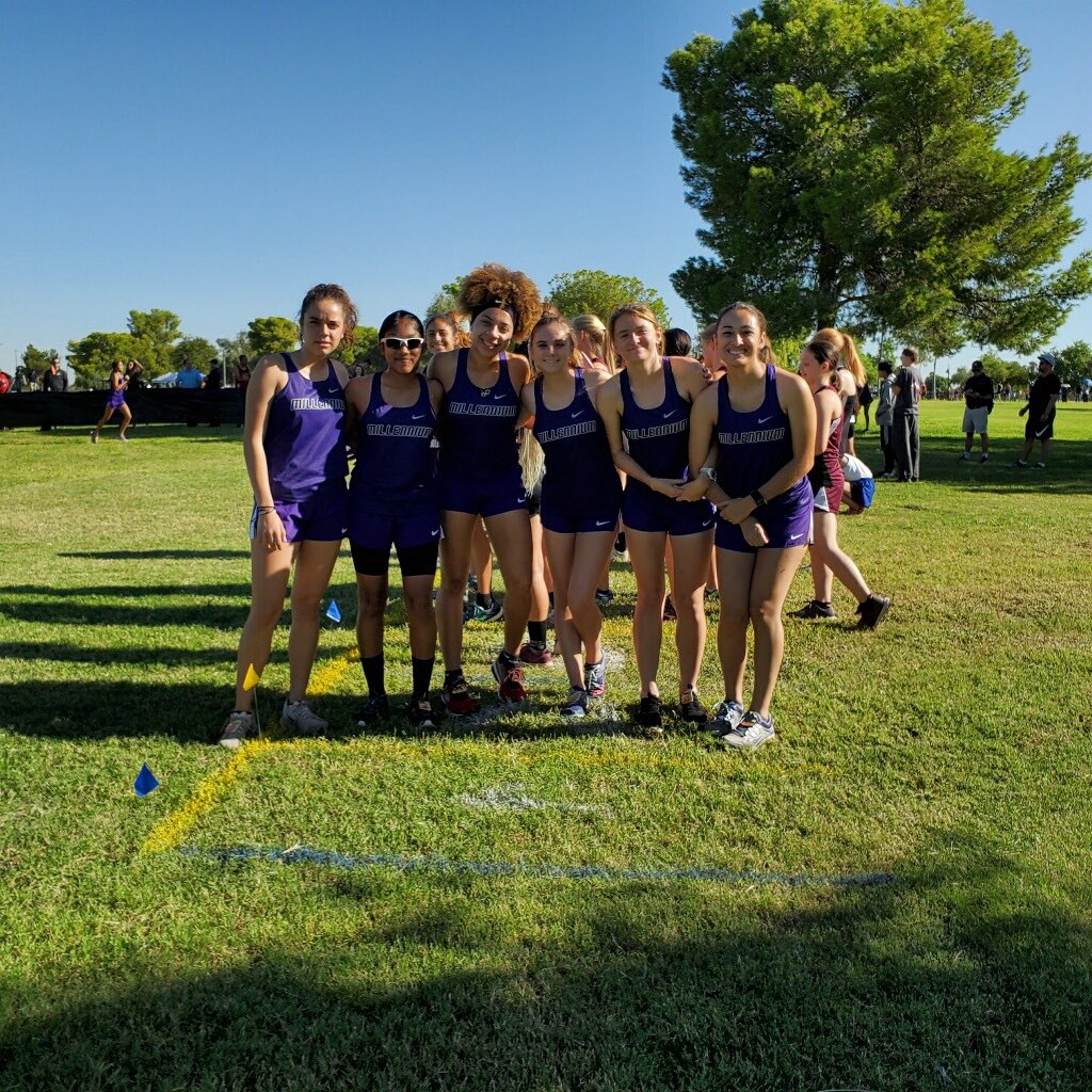KylieGoBrazy's tweet photo. Millennium Girls Cross Country team killed it at the invitational today!! Walking away w/ first place. I placed 5th overall w/ a 20:37, new PR. π―π
#CrossCountry #MillenniumHighSchool #GoTigers https://t.co/pqwpMadaI9