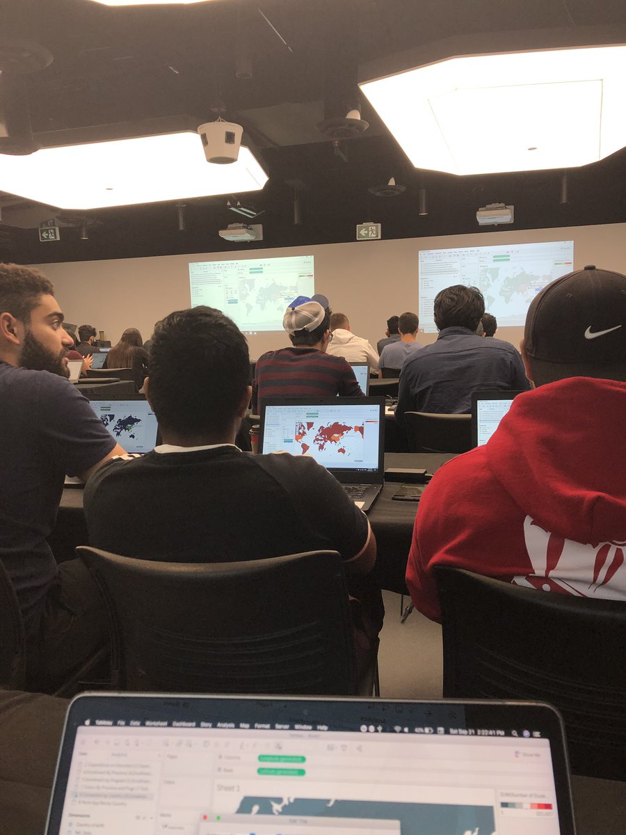 kpmann28's tweet photo. Todays event: Tableau Bootcamp hosted by Ryerson! First one this semester.. let’s see what I have by the end of the day. Will post my first projects here #tableau #ryerson #bigdata #analytics https://t.co/8VWIa8DxTG