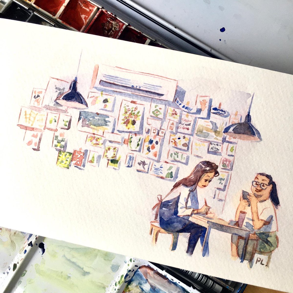 onlyparkland's tweet photo. #stickerrific saturday #sketchbook #watercolor https://t.co/KK3b6ZBwhx