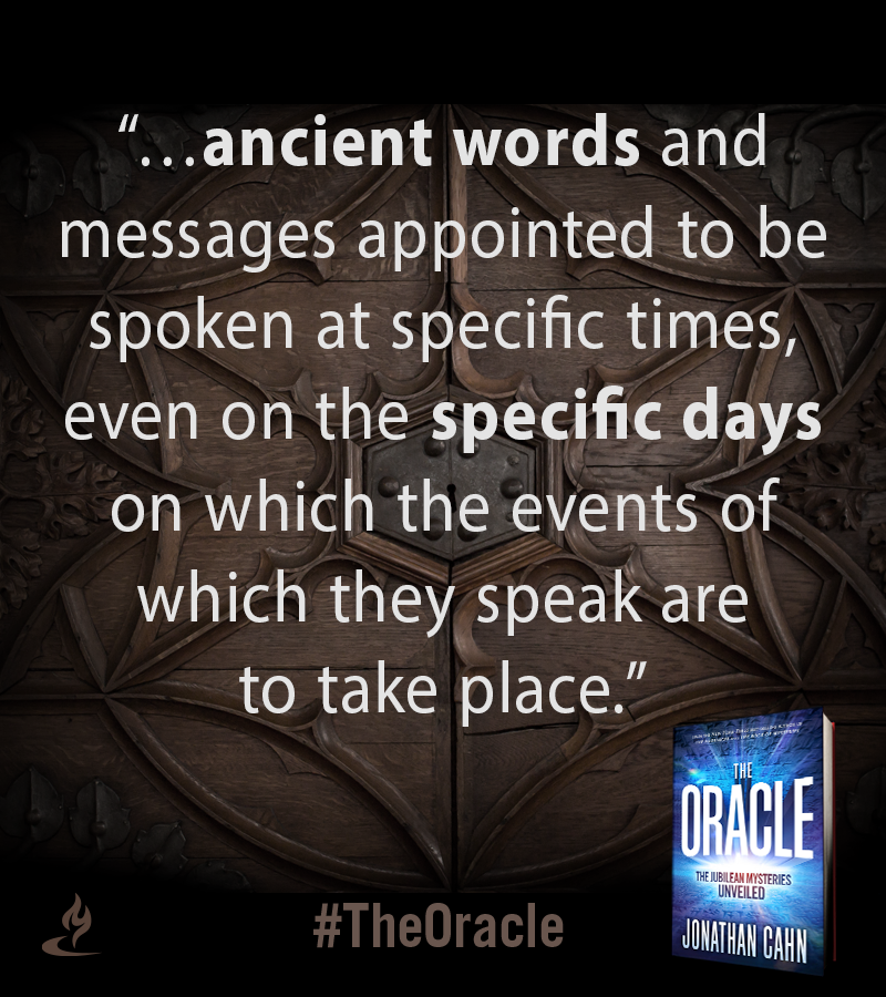 charismahouse's tweet photo. Are you reading "The Oracle" by @Jonathan_Cahn? https://t.co/jqcWttPuLR #thoracle https://t.co/SFM9t0acVt