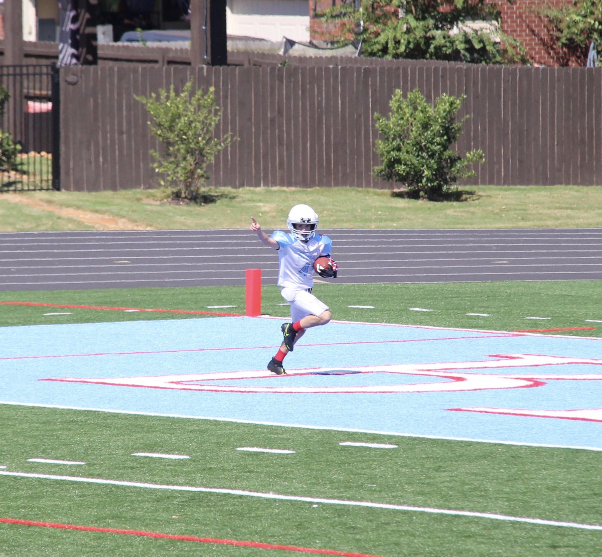 morgan7english's tweet image. Love watching this kid play more than anything... 🖤 #2touchdowns