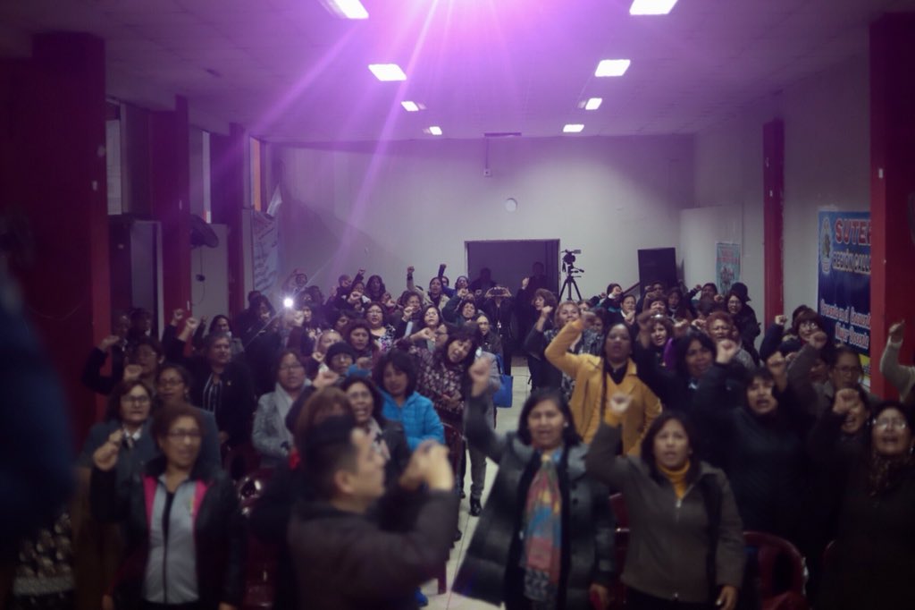 ComisionMujerF's tweet photo. Estuvimos en el Encuentro Macroregional de la Mujer Docente, participando con la exposición "Mujer y ciudadanía para construir sociedades justas".
Gracias a las maestras del SUTEP por luchar por los derechos de las mujeres. 🙋🏾‍♀️

@KLuciaGilvonio
Presidenta de @ComisionMujerF https://t.co/8ZnuBxemyt