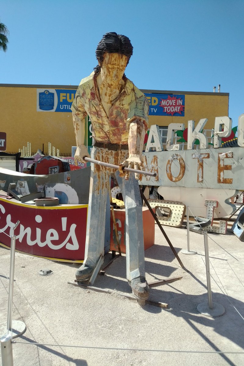 RydeAbide's tweet photo. At the #NeonMuseum in #LasVegas #NeonSignGraveyard https://t.co/Ue0WoZdPuE