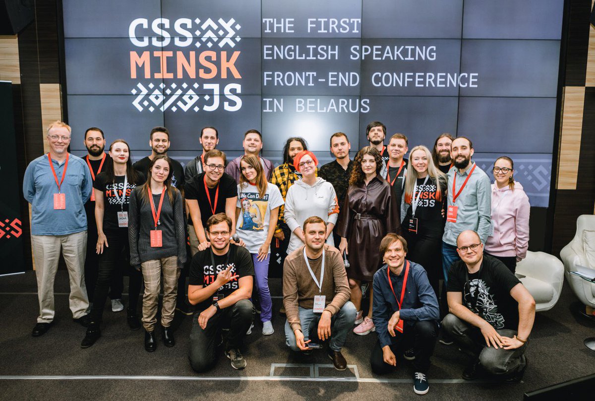 CSS_Minsk_JS's tweet image. It’s so hard to understand that #CSSMinskJS 2019 is over!
Thanks to all of you for being a part of our conference ! ❤️❤️❤️
See you next year!