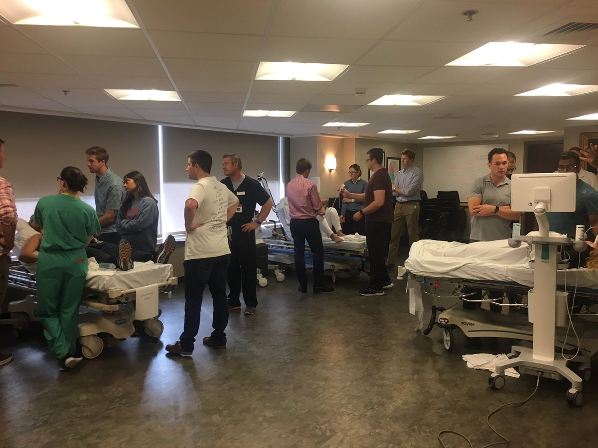 Hands on ultrasound workstations at our residency regional workshop. Love to see the education happening! <a href="/KU_Anesthesia/">KU Anesthesiology</a> #anesthesiologyresidency #regionalanesthesia #educationinanesthesia