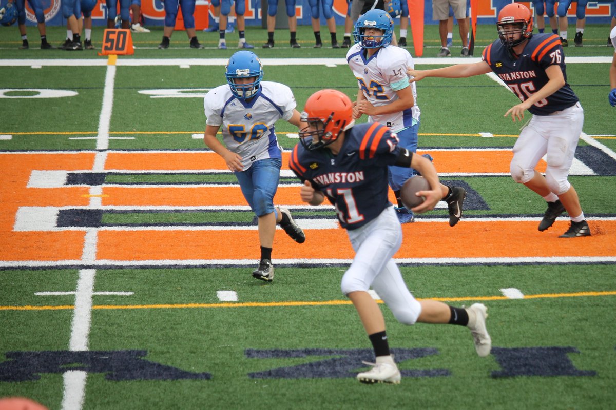 tnapper's tweet image. ETHS Frosh football victorious over Lyons 12-0! This brings their record to 4-0 @ETHSports