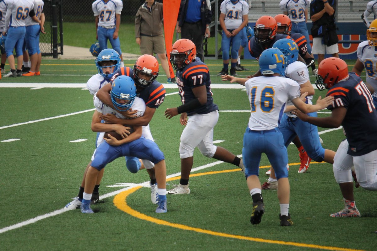 tnapper's tweet image. ETHS Frosh football victorious over Lyons 12-0! This brings their record to 4-0 @ETHSports