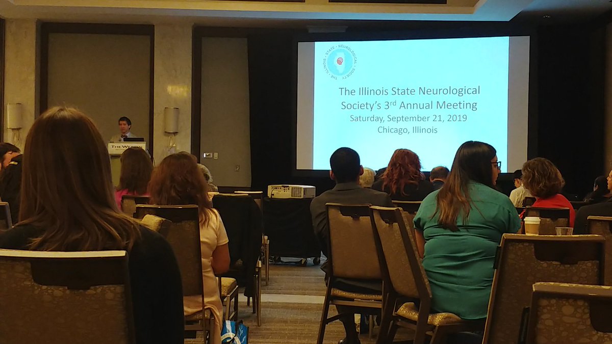 Great day for the @ILNeurology annual meeting. Excellent speakers and learning with @theconcussiondr as the keynote speaker #ilstateneuro