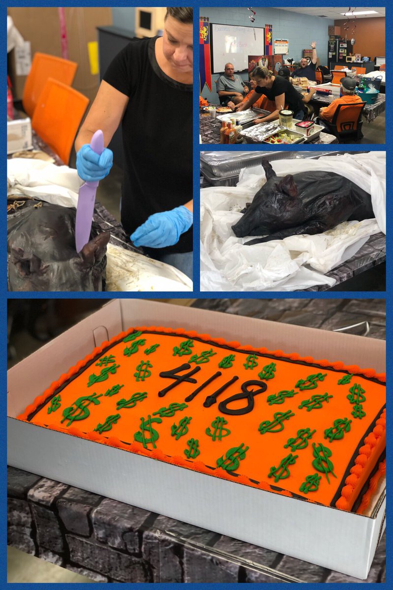 Roasted pig of ye olde Home Depot for day 2 of our medieval 🏰 success sharing weekend!