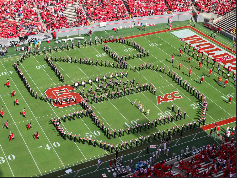 NCStateSAA's tweet photo. Who is ready for some Wolfpack football? ๐๐บ The Pack is back in black, tonight at 7 PM against Ball State! See you there, #WPN! #blackout #beatbsu #ncstatesaa https://t.co/j8nvenwq5U