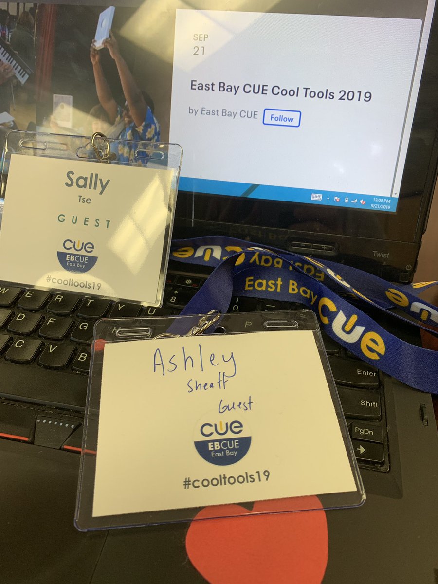 Getting all kinds of great ed tech info from presenters @lhighfill, @VallejoErin at @EBCUE #cooltools19 Learning with @Medeiros_ASL, @Sally_Tse_ , @DedraDowning1, @craig_pamela, @LisaTeachesTech, @miagittlen, and more! #merit19