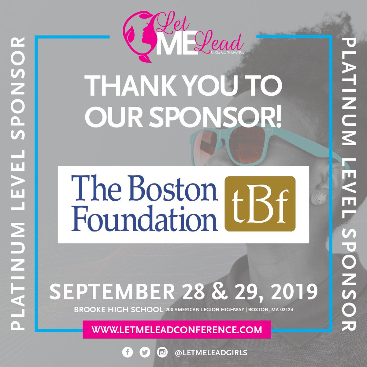 Thank you <a href="/bostonfdn/">Boston Foundation</a> for being a Platinum Sponsor!