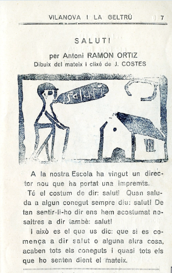 MemoriaBenaiges's tweet photo. I al febrer de 1934 arribà a Vilanova el mestre #PatricioRedondo, persona molt activa, promotora no solament de la nostre tècnica #Freinet, sinó també de I'escola al servei de la revolució i del canvi social.
Fou un dels principals motors en l'organització dels mestres.
Salut! https://t.co/9R1I5FcRN6