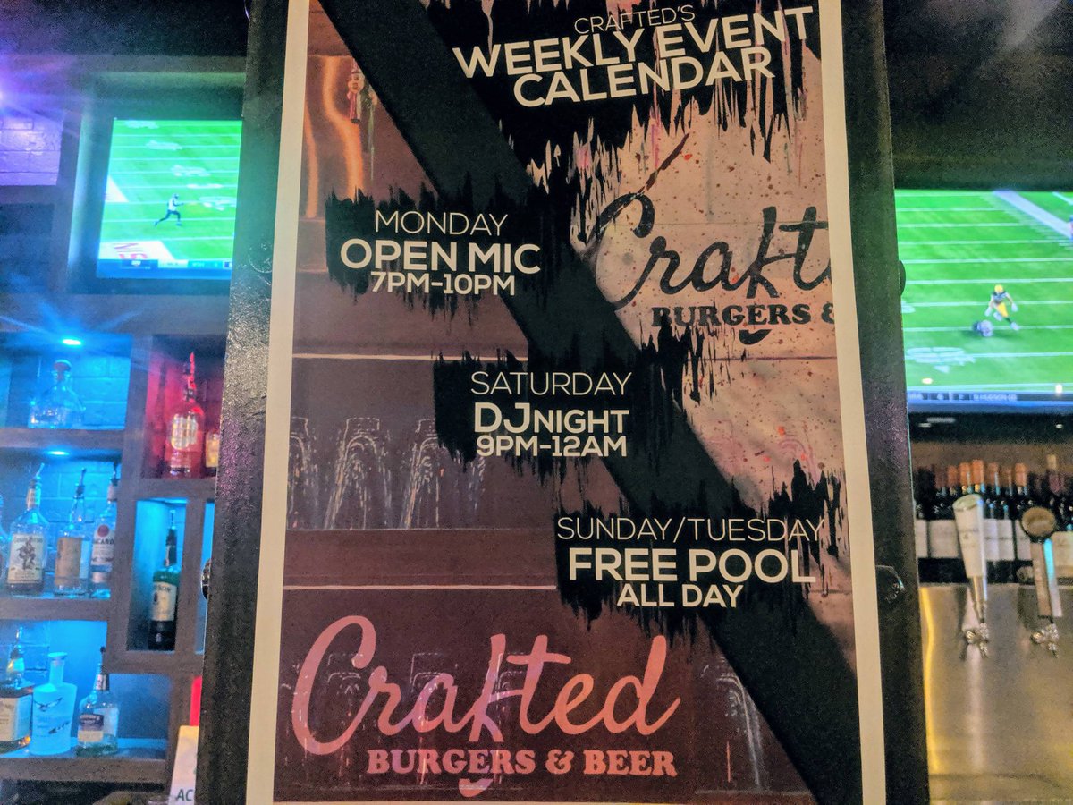 craftedbbyyc's tweet photo. We've got more and more going on. 

What are you coming in for? Tonight DJ Chantz is bringing the party, and we've already got people ready to show off their dance moves. 

#craftedyyc #yyc #yycpub #yycbar #treatyourself #itsokaytobeselfserving #cheers 

#cheerstotheweekend https://t.co/cosfiM4AYr