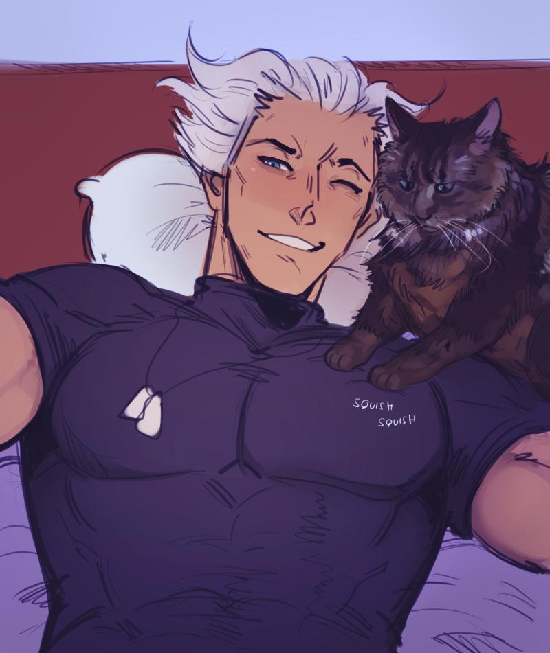 VHKAneweer's tweet photo. two big sleeby cats https://t.co/tmciQl448c