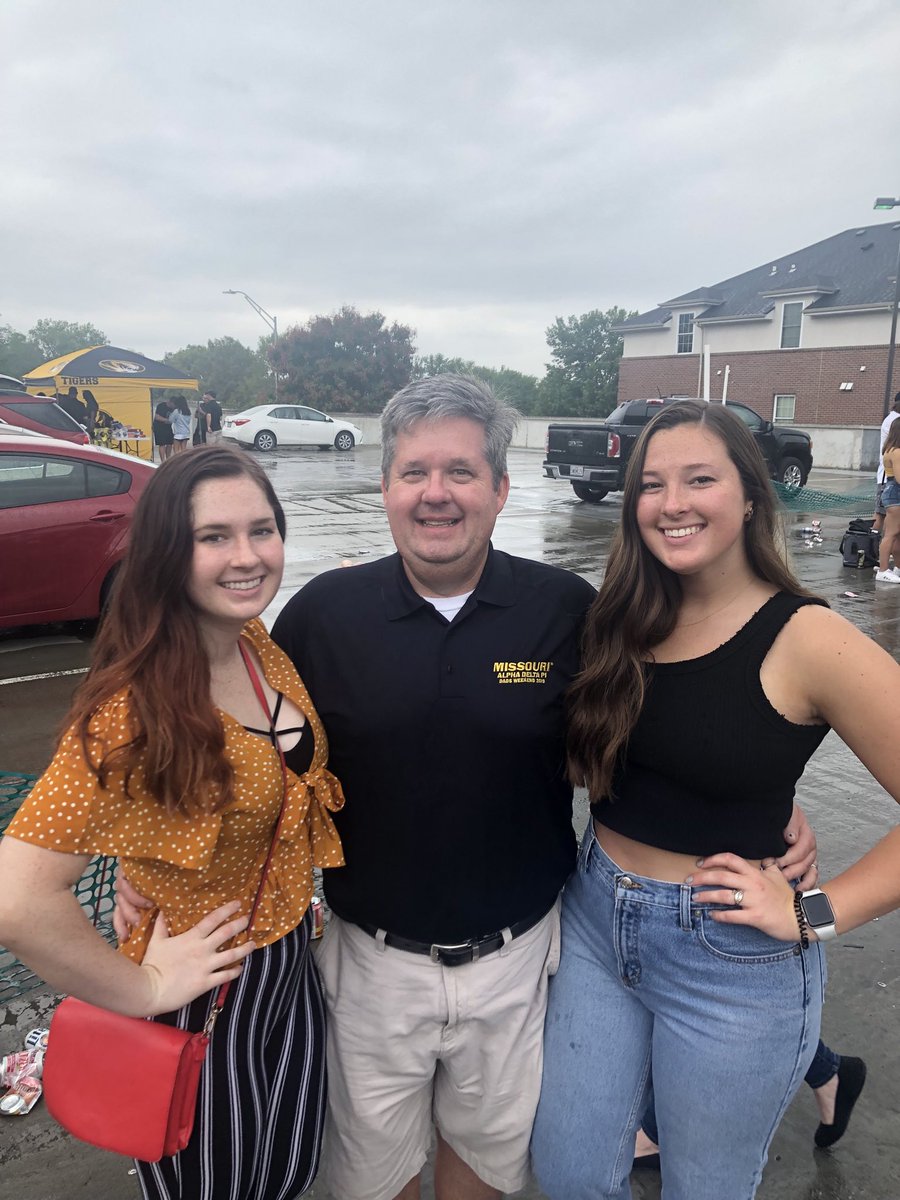 Wet but still loving ADPi dad’s weekend!