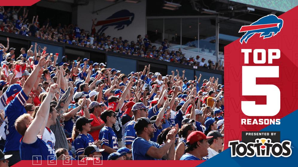 BuffaloBills's tweet photo. It's the home opener. Do we need to say more?!

Top 5 reasons to be pumped for tomorrow: https://t.co/ZhWcCRHIW0 https://t.co/LKub4oeCQY