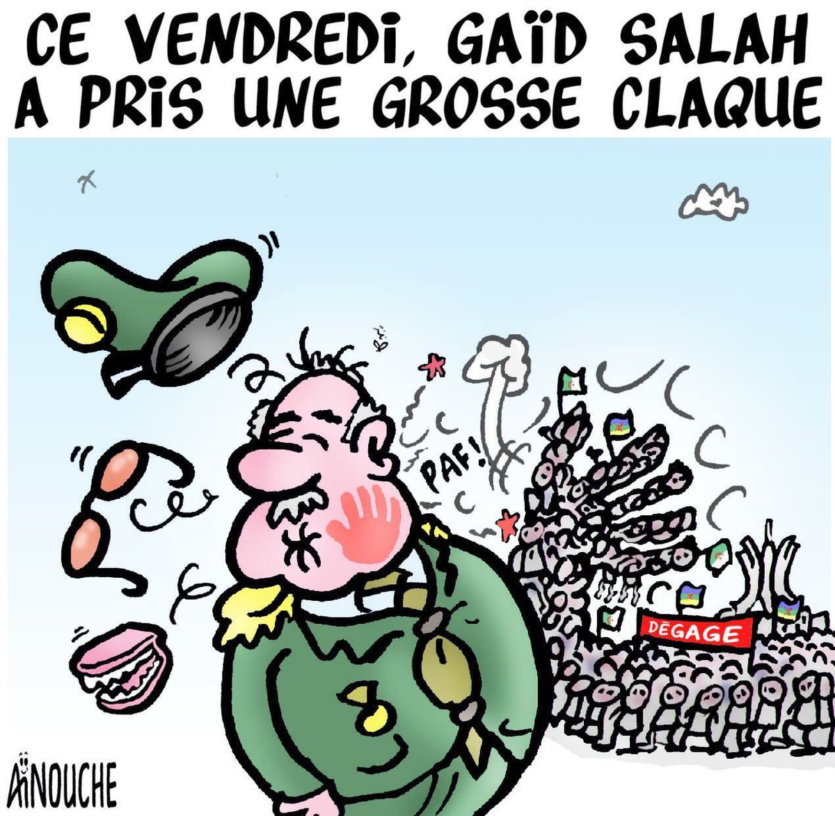 Algerie_Expat's tweet photo. #Caricature du jour #Acte31 #Gaid_Salah https://t.co/CTe4mTx3BJ