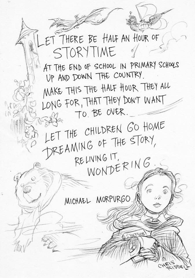 Here's evidence that STORYTIME really does turn kids into readers! Read them a story for the sheer pleasure of it &amp; you will change their attitudes to #literacy. This should be part of every school day by law! #StatutoryStorytime

egmont.co.uk/stories-and-ch…

(Art: <a href="/chrisriddell50/">chris riddell</a>)
