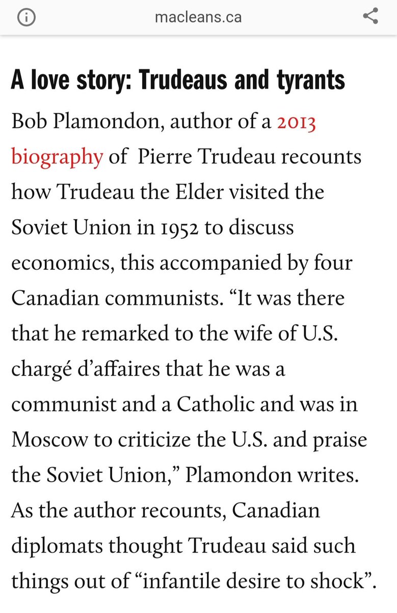 22) Pierre Trudeau certainly got around. And like Justin, he was very forthcoming in his adoration for Communism.