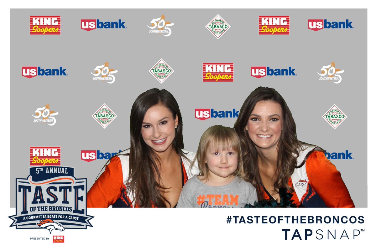 BroncosOffField's tweet image. 👀 like @BroncosCheer found some #FutureDBC at #TasteoftheBroncos last week!