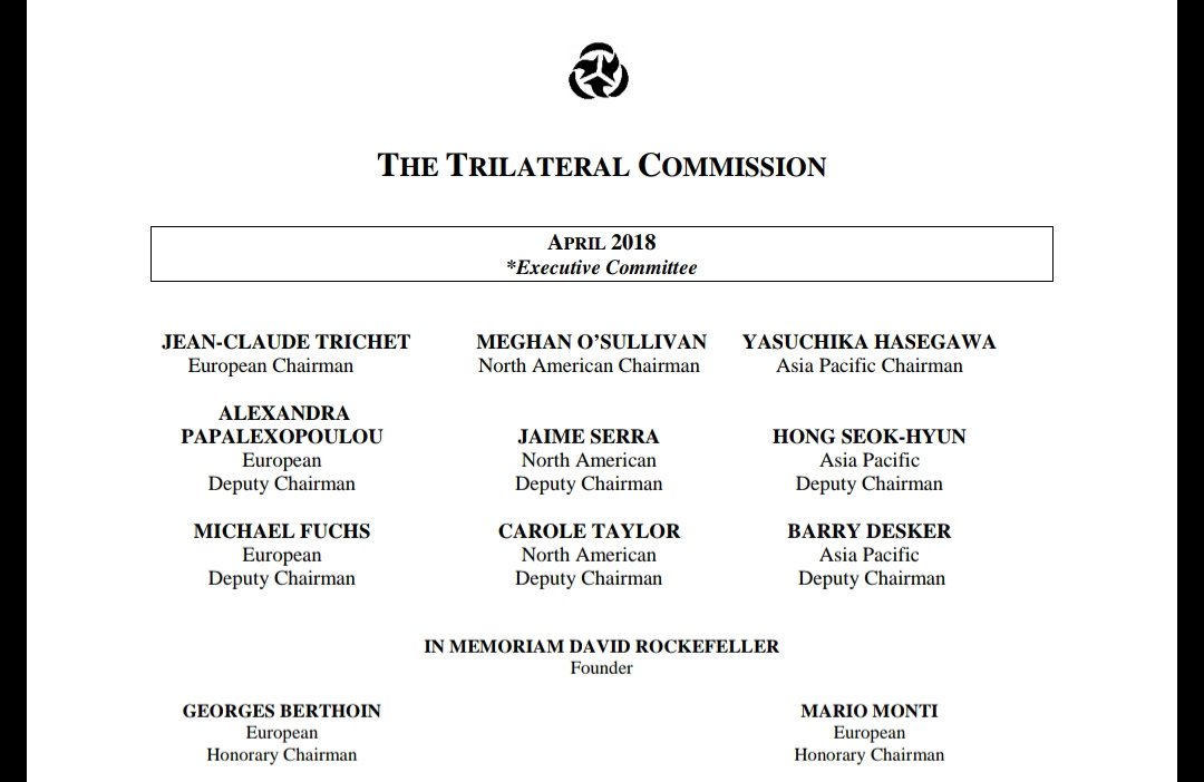 15) Andrés Desmarais has been a member of the Trilateral Commission for several years. So was the late former Alberta Premier, Jim Prentice. Their membership list is the who's-who of globalists, Bilderberg members, Bohemian Grove attendees, etc.