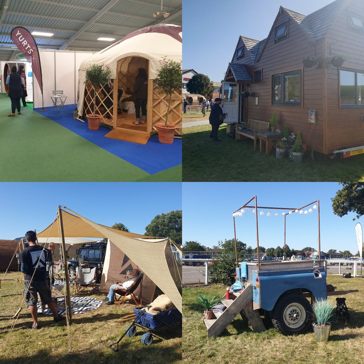 reworkshopwales's tweet photo. The sun always seems to shine on the @thisisglamping show and this year was no exception. The Glamping show 2019.
#theglampingshow #stoneleighpark #glamping #camping #reworkshop https://t.co/N6KmEOJMxu